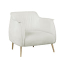  Manufacturer Color_White -- Homelegance Rachael Stationary Accent Chair IMAGE 2