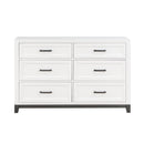  Color_Grey/ White -- Garretson 1450WH-5 Dresser IMAGE 1