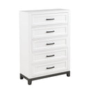  Color_Grey/ White -- Garretson 1450WH-9 Chest IMAGE 2