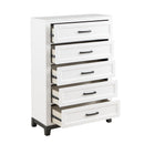  Color_Grey/ White -- Garretson 1450WH-9 Chest IMAGE 3