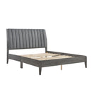  Size_Queen -- Dade 1492GY-1 Queen Platform Bed IMAGE 5