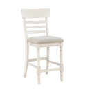 Homelegance Alburgh 5906WH-24 Counter Height Chair IMAGE 2