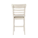  Homelegance Alburgh 5906WH-24 Counter Height Chair IMAGE 4