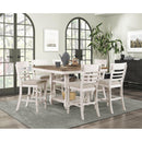  Homelegance Alburgh 5906WH-24 Counter Height Chair IMAGE 6