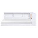  Homelegance Asker B2012BCT-1BC* Twin Bookcase Corner Platform Bed IMAGE 3