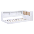  Homelegance Asker B2012BCT-1BC* Twin Bookcase Corner Platform Bed IMAGE 4