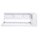  Homelegance Asker B2012BCT-1BC* Twin Bookcase Corner Platform Bed IMAGE 6
