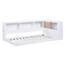  Homelegance Asker B2012BCT-1BC* Twin Bookcase Corner Platform Bed IMAGE 9