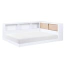  Homelegance Asker B2012BCF-1BC* Full Bookcase Corner Platform Bed IMAGE 1