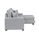  Homelegance McCafferty 9916GY*2LLRC 2 pc Sectional with Pull-out Bed and Right Chaise with Hidden Storage IMAGE 3