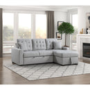  Homelegance McCafferty 9916GY*2LLRC 2 pc Sectional with Pull-out Bed and Right Chaise with Hidden Storage IMAGE 7