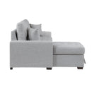  Homelegance McCafferty 9916GY*2LCRL 2 pc Sectional with Pull-out Bed and Left Chaise with Hidden Storage IMAGE 3