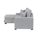  Homelegance McCafferty 9916GY*2LCRL 2 pc Sectional with Pull-out Bed and Left Chaise with Hidden Storage IMAGE 4