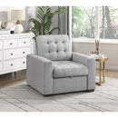  Manufacturer Color_Grey -- Homelegance McCafferty Stationary Fabric Chair IMAGE 6