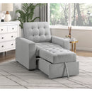  Manufacturer Color_Grey -- Homelegance McCafferty Stationary Fabric Chair IMAGE 7
