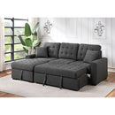  Homelegance McCafferty 9916DG*2LCRL 2 pc Sectional with Pull-out Bed and Left Chaise with Hidden Storage IMAGE 12