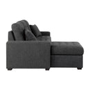  Homelegance McCafferty 9916DG*2LCRL 2 pc Sectional with Pull-out Bed and Left Chaise with Hidden Storage IMAGE 3