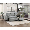  Homelegance Waitsfield 9816GY*SC 2 pc Sectional with Right Chaise, Pull-out Bed and Hidden Storage IMAGE 11