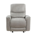  Manufacturer Color_Grey -- Homelegance Ouray Rocker Fabric Recliner IMAGE 1