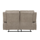  Manufacturer Color_Brown -- Homelegance Pagosa Reclining Fabric Loveseat IMAGE 3