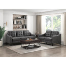  Manufacturer Color_Grey -- Homelegance Mallory Stationary Fabric Sofa IMAGE 4