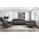  Manufacturer Color_Grey -- Homelegance Mallory Stationary Fabric Sofa IMAGE 5