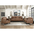  Manufacturer Color_Brown -- Mallory 9489BRW-3 Sofa IMAGE 5