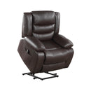  Homelegance Carson 9423DBR-1LT Power Lift Chair IMAGE 1