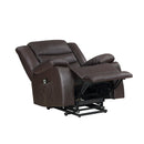  Homelegance Carson 9423DBR-1LT Power Lift Chair IMAGE 6