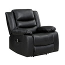  Homelegance Carson 9423BLK-1LT Power Lift Chair IMAGE 3