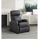  Manufacturer Color_Black -- Greenfield 9420BK-1 Push Back Reclining Chair IMAGE 6