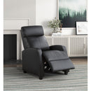  Manufacturer Color_Black -- Greenfield 9420BK-1 Push Back Reclining Chair IMAGE 7