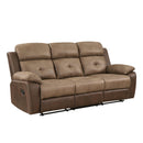  Homelegance Glendale 8599BR-3 Double Reclining Sofa IMAGE 2
