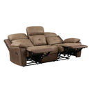  Homelegance Glendale 8599BR-3 Double Reclining Sofa IMAGE 4