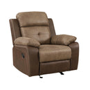 Homelegance Glendale 8599BR-1 Glider Reclining Chair IMAGE 2