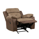  Homelegance Glendale 8599BR-1 Glider Reclining Chair IMAGE 5