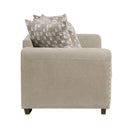  Manufacturer Color_Light brown -- Homelegance Silverthorne Stationary Fabric Loveseat IMAGE 3