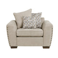  Manufacturer Color_Light brown -- Homelegance Silverthorne Stationary Fabric Chair IMAGE 1