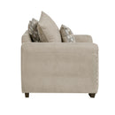  Manufacturer Color_Light brown -- Homelegance Silverthorne Stationary Fabric Chair IMAGE 3