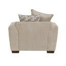  Manufacturer Color_Light brown -- Homelegance Silverthorne Stationary Fabric Chair IMAGE 5