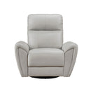  Homelegance Essex 8577GY-1 Swivel Glider Chair IMAGE 1