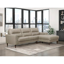  Manufacturer Color_Latte -- Homelegance Lewes Leather Match 2 pc Sectional IMAGE 6