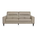  Manufacturer Color_Latte -- Homelegance Lewes Stationary Leather Match Sofa IMAGE 1