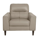  Manufacturer Color_Latte -- Homelegance Lewes Stationary Leather Match Chair IMAGE 1