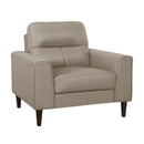  Manufacturer Color_Latte -- Homelegance Lewes Stationary Leather Match Chair IMAGE 2