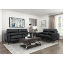  Manufacturer Color_Black -- Lewes 8566BLK-3 Sofa IMAGE 4