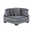  Manufacturer Color_Grey -- Homelegance Traverse Fabric 6 pc Sectional IMAGE 10