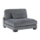  Manufacturer Color_Grey -- Homelegance Traverse Fabric 6 pc Sectional IMAGE 6