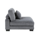  Manufacturer Color_Grey -- Homelegance Traverse Fabric 4 pc Sectional IMAGE 13