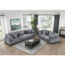  Manufacturer Color_Grey -- Homelegance Traverse Stationary Fabric Sofa IMAGE 12